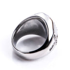 Anillo de Acero Inoxidable de la Virgen María, Signo de Cruz, Anillos Católicos para Joyería Religiosa