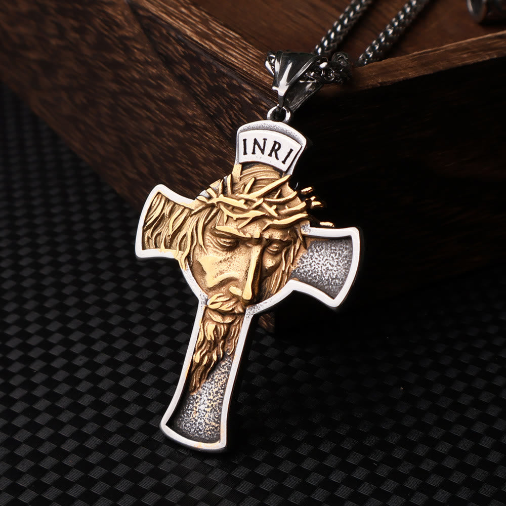 Collar de Joyería de la Cruz de Jesús