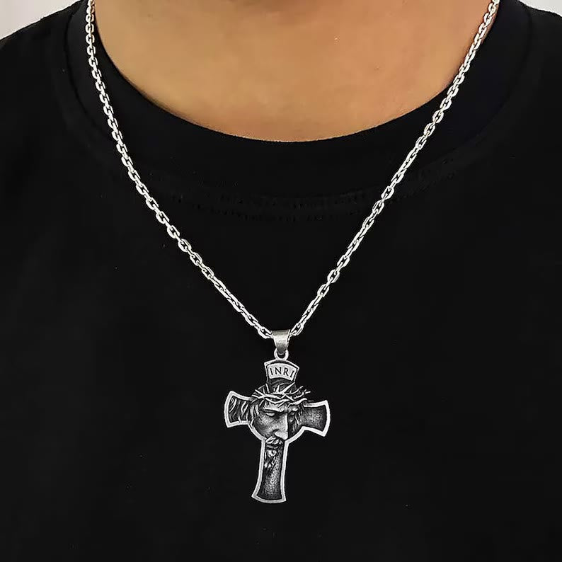 Collar de Joyería de la Cruz de Jesús
