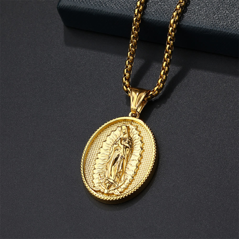 Collar de la Virgen María Nuestra Señora de Guadalupe