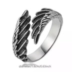 Anillo Ajustable Alas de Ángel Puro