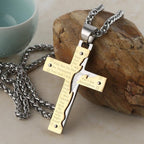 Collar de Cruz Religiosa de Jesús Crucificado