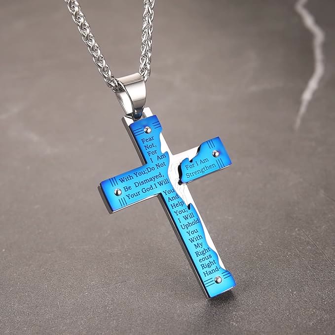 Collar de Cruz Religiosa de Jesús Crucificado