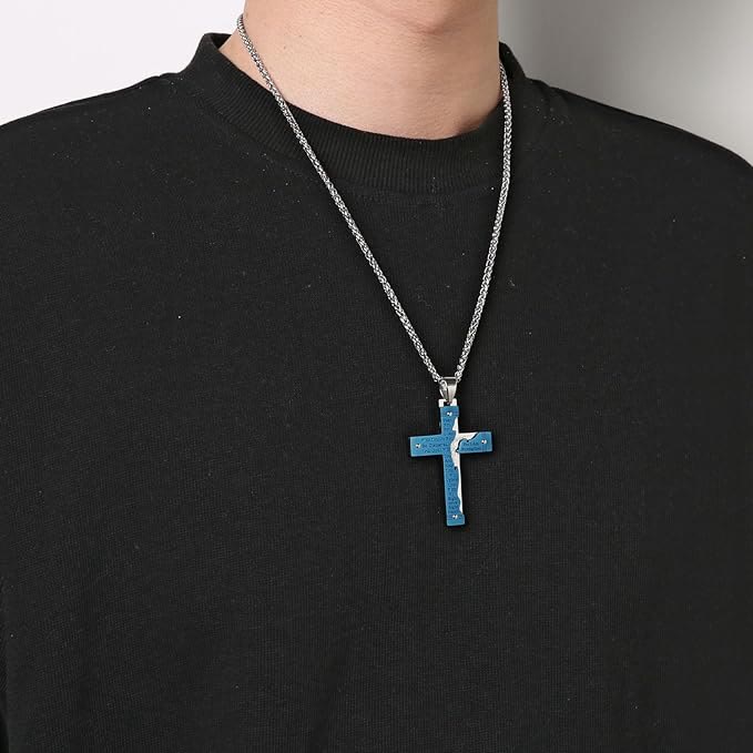 Collar de Cruz Religiosa de Jesús Crucificado