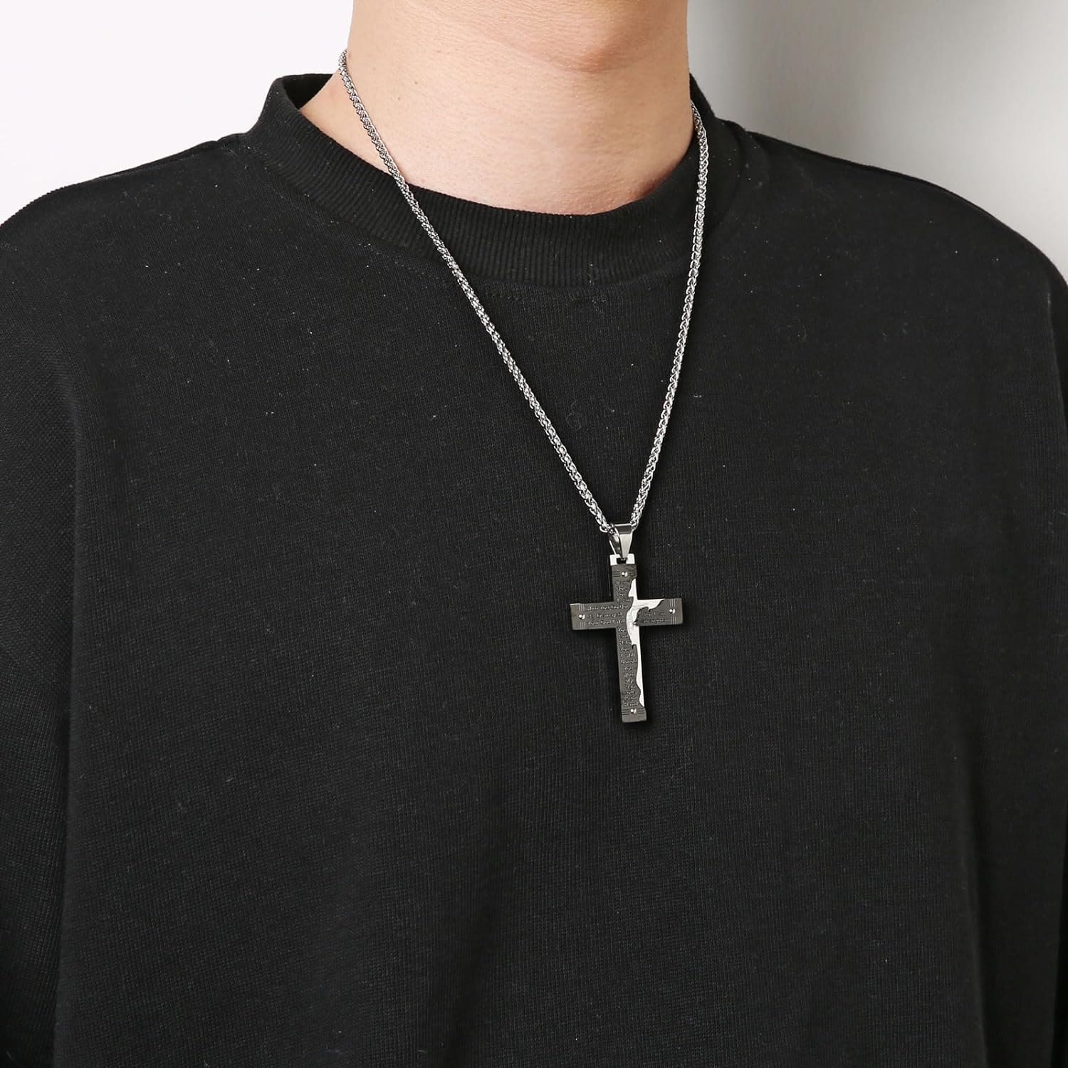 Collar de Cruz Religiosa de Jesús Crucificado