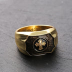 Anillo Religioso Cruz de Jesús Fe y Fuerza
