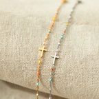 Pulsera Cruz Minimalista Delicada