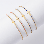 Pulsera Cruz Minimalista Delicada