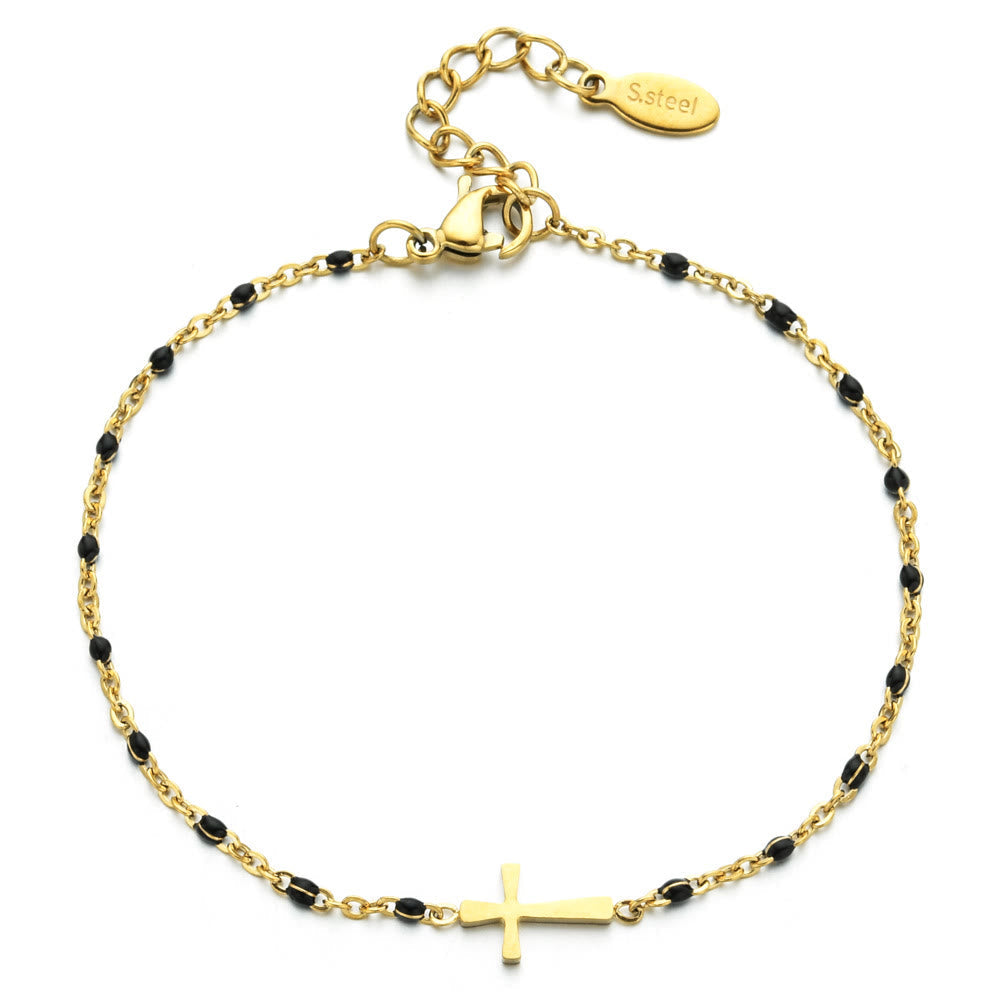 Pulsera Cruz Minimalista Delicada