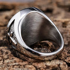 Anillo Sello Medalla de San Cristóbal Protégennos