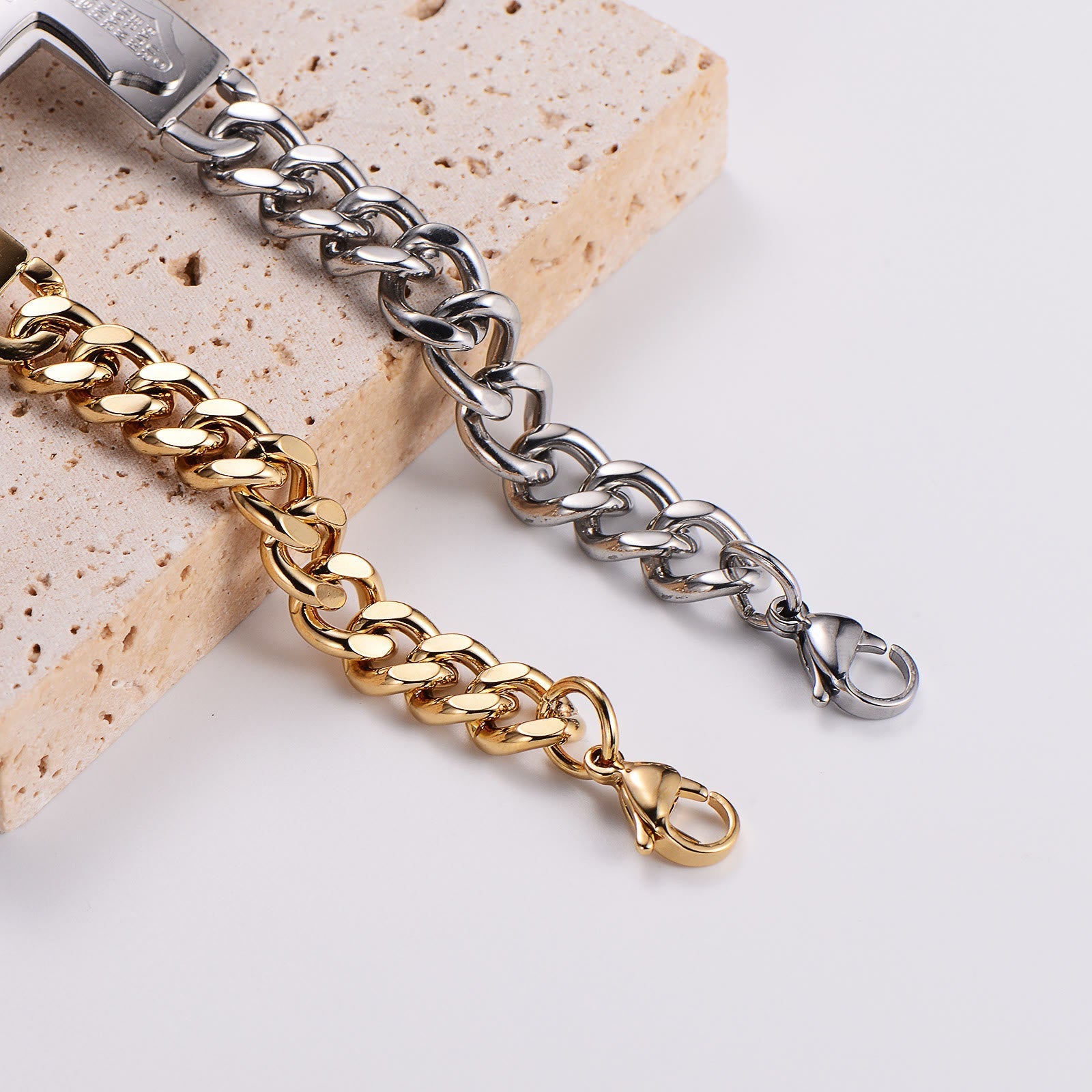 Pulsera de Oración Crucifijo con Versículo Bíblico de Jesús Sólido