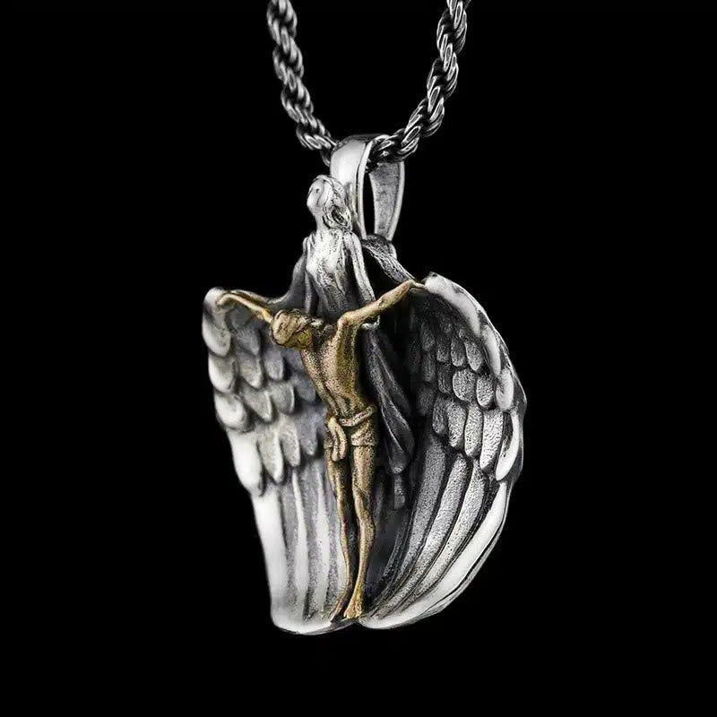 Sagrado Collar Religioso de Oración del Ángel Redentor