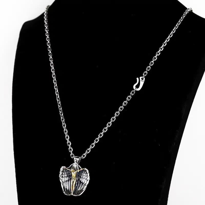 Sagrado Collar Religioso de Oración del Ángel Redentor
