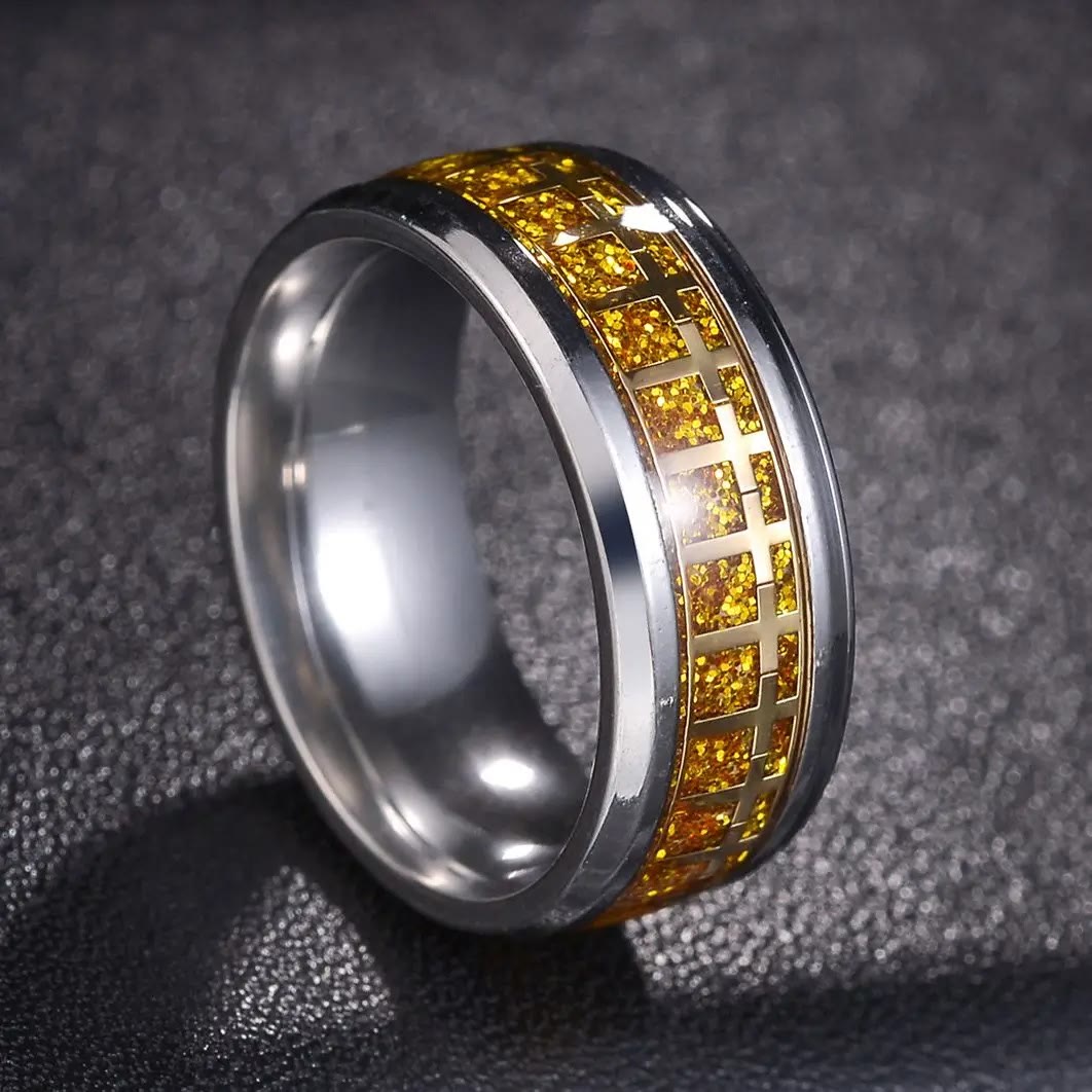 Anillo Cruz Brillante de Jesús Joyería Religiosa