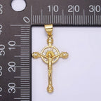 Collar de Cruz de Jesús Crucifijo Fe Cristiana