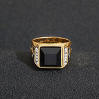 Anillo Cruz Bicolor Plated - Con Dios, Todas las Cosas Son Posibles