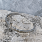 Pulsera de Religión con Brazalete de Cuff de Plata