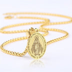 Colgante de María Milagrosa Collar Religioso