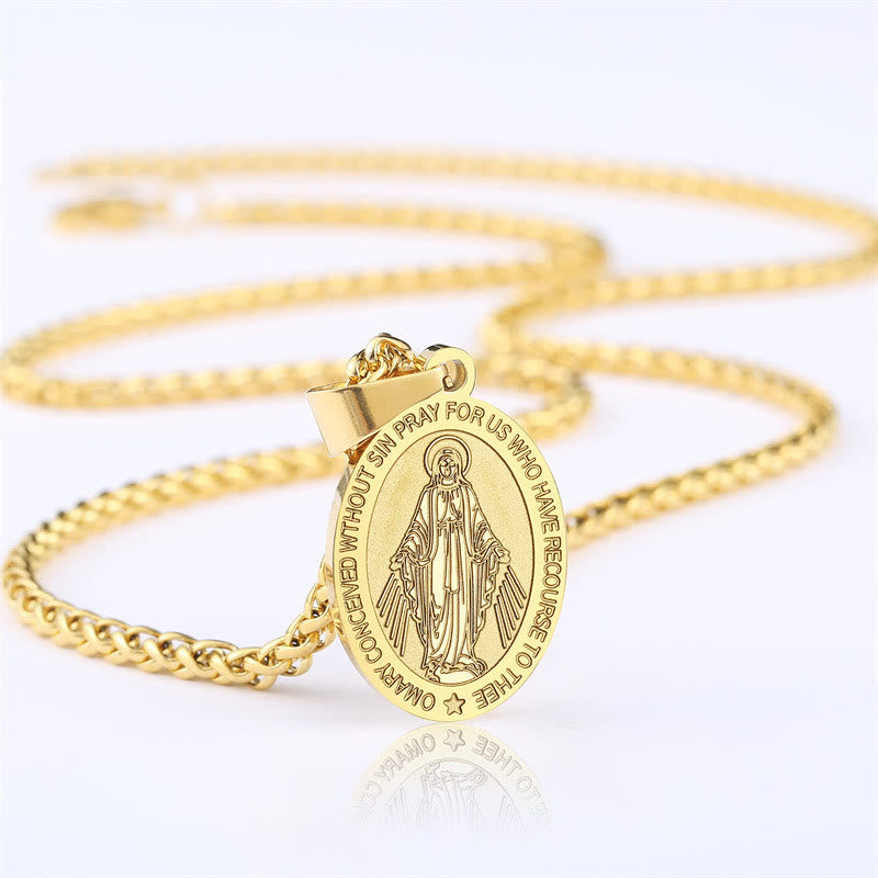 Colgante de María Milagrosa Collar Religioso