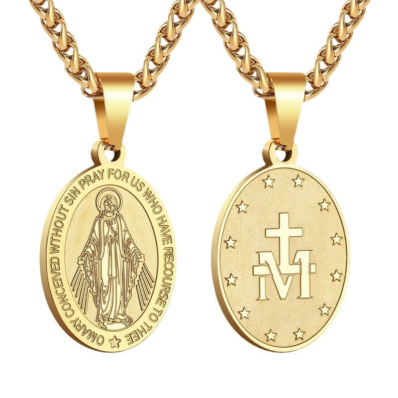Colgante de María Milagrosa Collar Religioso