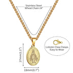 Colgante de María Milagrosa Collar Religioso