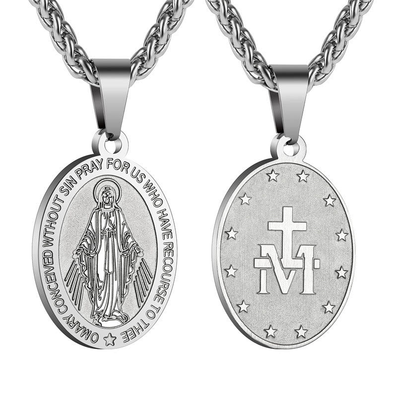 Colgante de María Milagrosa Collar Religioso
