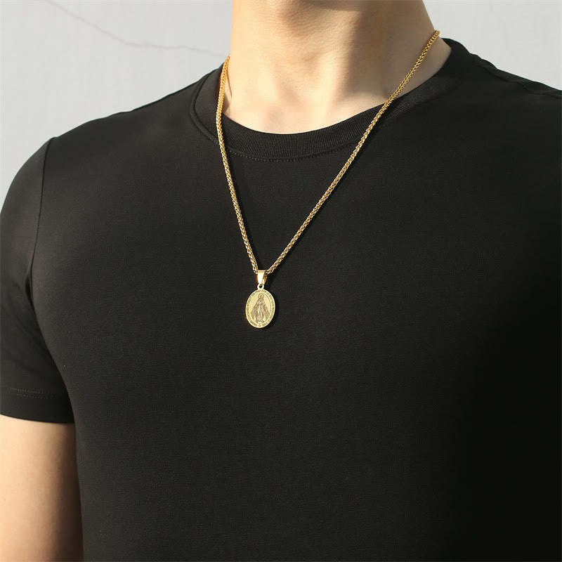 Colgante de María Milagrosa Collar Religioso