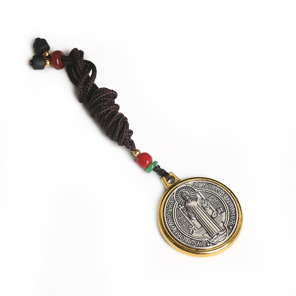 Collar Amuleto Medallón Clásico de San Benito