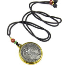 Collar Amuleto Medallón Clásico de San Benito