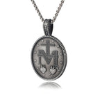 Medallón de la Virgen María Milagrosa Collar