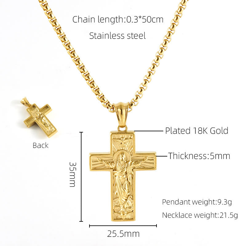 11 Collar de Pendiente de Bendición de Icono Clásico de Estilo Retro