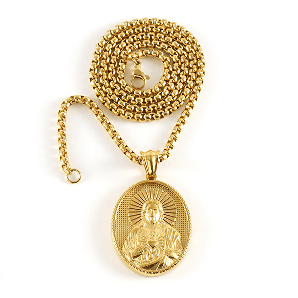 11 Collar de Pendiente de Bendición de Icono Clásico de Estilo Retro