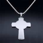 Collar de Cruz de Vid con Halo de Eucaristía de Estilo Multi-elemento