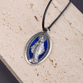 Collar de Medalla Milagrosa de Nuestra Señora Estilo Clásico