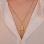 Collar de Pendiente de Estilo Lujo Asunción de la Virgen María Nuestra Señora de Guadalupe