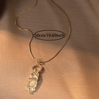Collar de Pendiente de Estilo Lujo Asunción de la Virgen María Nuestra Señora de Guadalupe