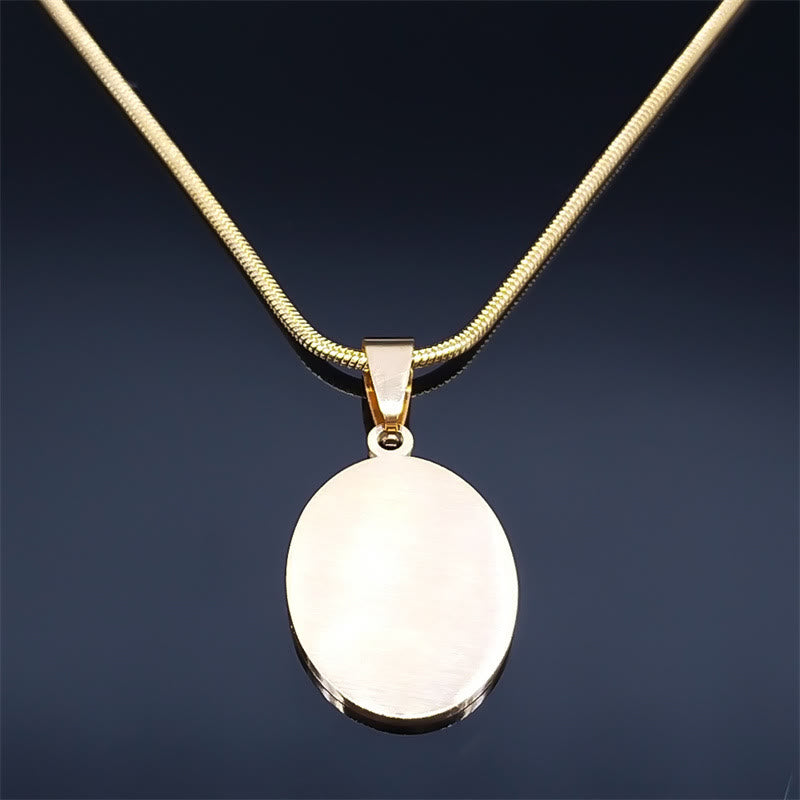 Colgante de Nuestra Señora de Fátima en Estilo Clásico - Collar de Bendición Artesanal