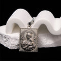 Collar de Medalla del Santo Jesús y María, Estilo Clásico, Virgen y Niño