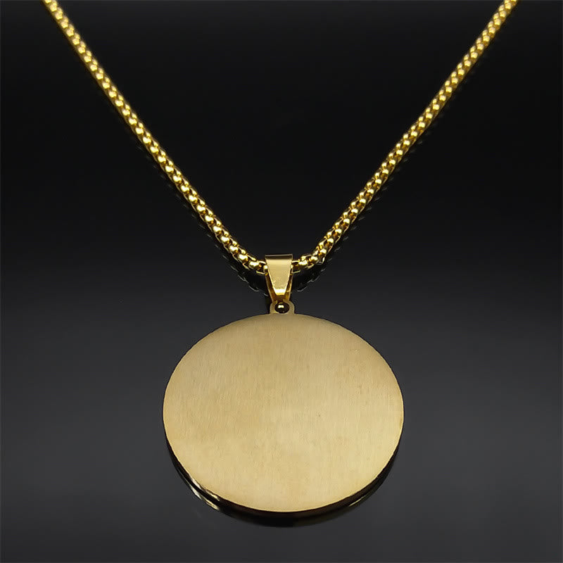 Collar de Pendiente Sagrado de Bendición Clásico de San Miguel Protégenos
