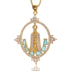 Collar de Bendición Divina de Nuestra Señora de Fátima de Estilo Moderno