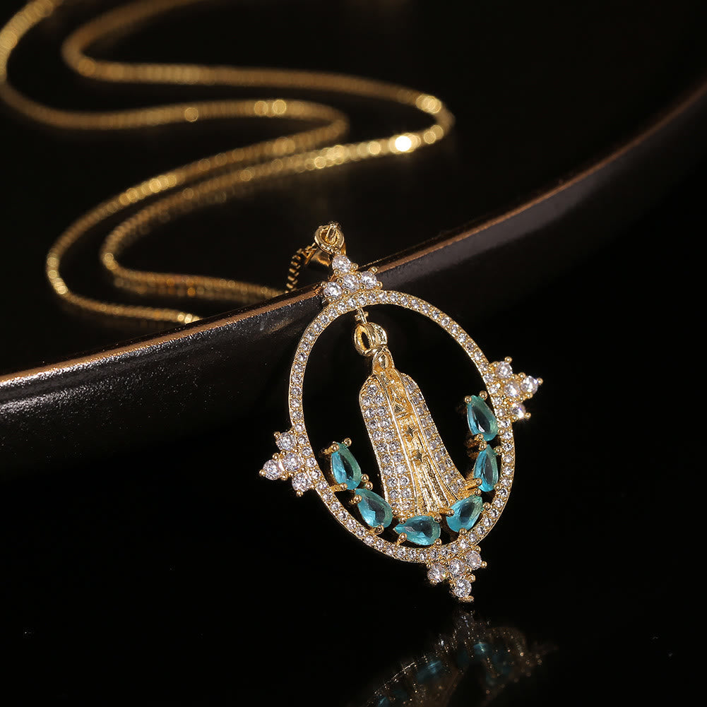 Collar de Bendición Divina de Nuestra Señora de Fátima de Estilo Moderno
