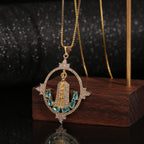 Collar de Bendición Divina de Nuestra Señora de Fátima de Estilo Moderno