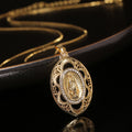 Collar Ovalado de Fe Sagrada de Nuestra Señora de Guadalupe Estilo Moderno