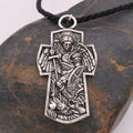 Medalla de San Miguel Arcángel, Collar de Pendiente de Titanio