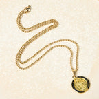 Collar Colgante de Fe y Protección Símbolo de San Benito Estilo Retro de 2 Colores