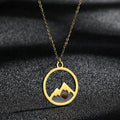 Collar de Fe con Colgante de Semilla de Mostaza de Estilo Moderno