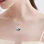 Collar Colgante de Fe del Grano de Mostaza de Estilo Clásico que Puede Mover Montañas