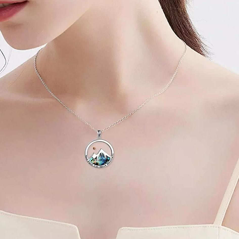Collar Colgante de Fe del Grano de Mostaza de Estilo Clásico que Puede Mover Montañas
