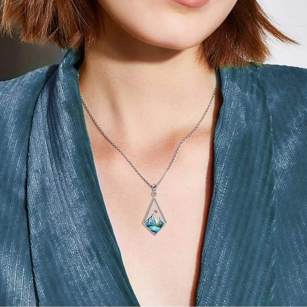 Collar Colgante de Fe del Grano de Mostaza de Estilo Moderno que Mueve Montañas