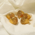 Anillo de Fe Divina en Estilo Clásico con Cruz Única